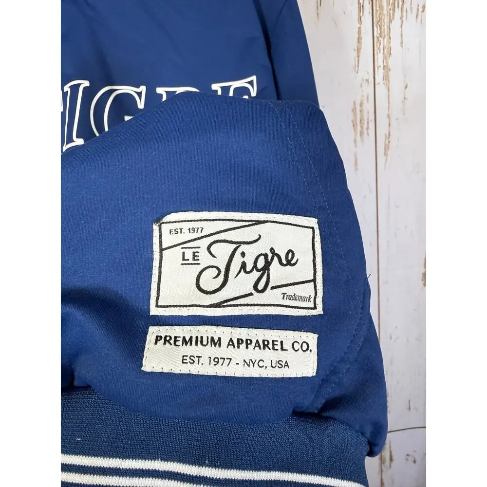Le Tigre, Navy Blue Hoodie. Size XL. Good used condition!
